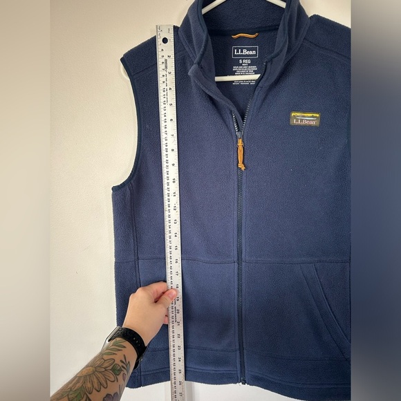 L.L.Bean Mountain Classic Fleece Vest Men’s Small - Picture 6 of 8
